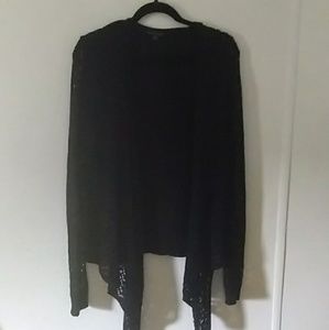 Open Black cardigan